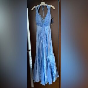 Mary L Couture Light Blue Prom Dress